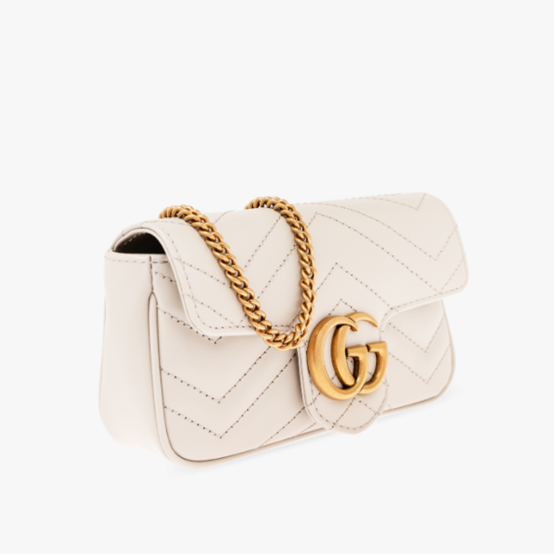 Gucci Marmont Super Mini Bag - Grey